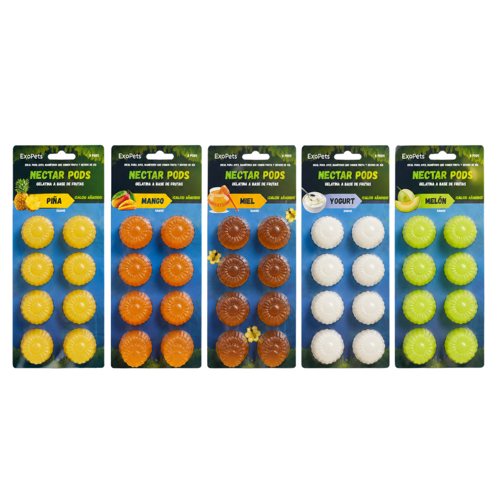 Nectar Pods ExoPets - Gelatina Premium de Frutas para Mascotas Exóticas - Image 2